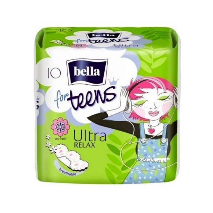 Bella Abszorbensek Ultra Relax Tinédzsereknek, Bella, 10 db