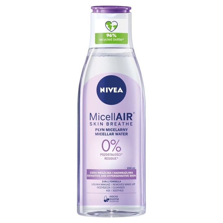 Мицеларна вода за почистване, Nivea, 200 мл - eMAG.bg