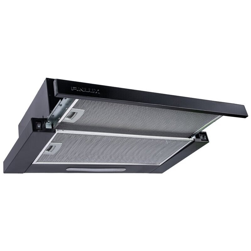 Hota incorporabila telescopica Finlux FX 2160 BK,Clasa F, 260 m³/h,Negru