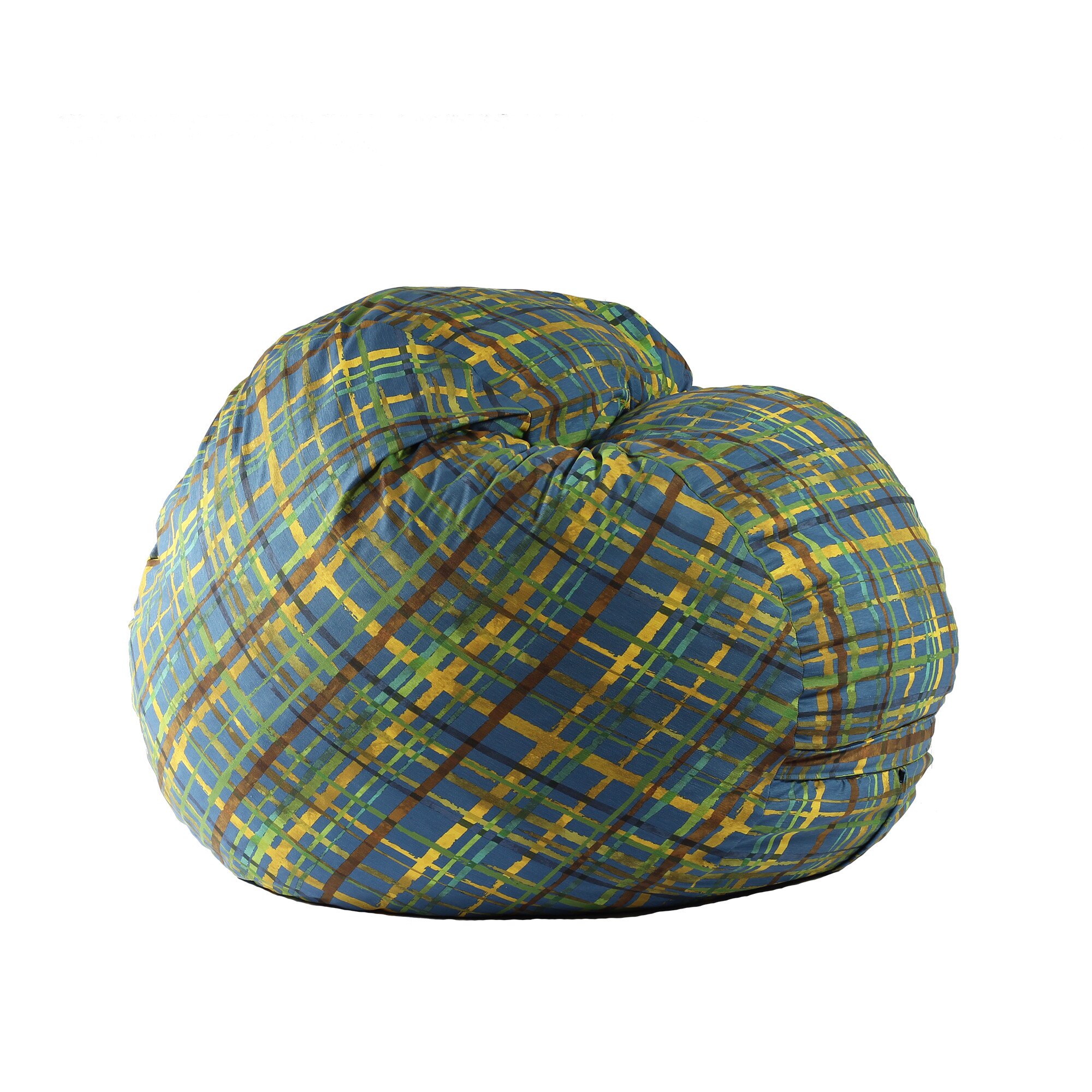 Fotoliu King Size, Day in The Park (Gama Premium Textil) umplut cu fulgi de burete memory mix