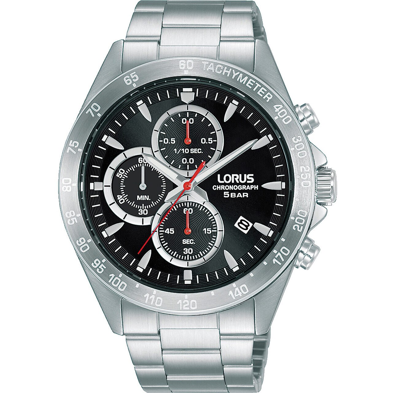 Ceas barbatesc Lorus RM363GX9, Quartz, 43mm, 5ATM, Argintiu