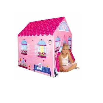 Cort de joaca pentru copii tip casa, IPlay 8726, 95 x 72 x 102 cm, Roz Cort de joaca pentru copii tip casa, IPlay 8726, 95 x 72 x 102 cm, Roz
