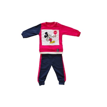 Costum sport copii, Trening Disney, Mickey Mouse, 2 piese, Bumbac, rosu-albastru, 6-9 luni Costum sport copii, Trening Disney, Mickey Mouse, 2 piese, Bumbac, rosu-albastru, 6-9 luni