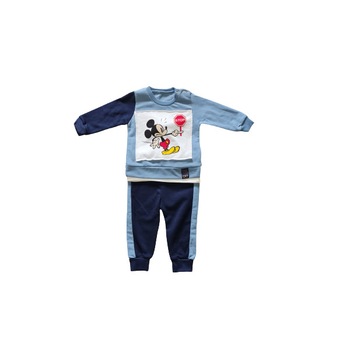 Costum sport copii, Trening Disney, Mickey Mouse, 2 piese, Bumbac, multicolor, 18-24 luni Costum sport copii, Trening Disney, Mickey Mouse, 2 piese, Bumbac, multicolor, 18-24 luni