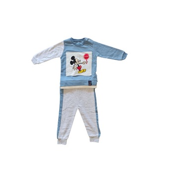 Costum sport copii, Trening Disney, Mickey Mouse, 2 piese, Bumbac, Multicolor, 18-24 luni Costum sport copii, Trening Disney, Mickey Mouse, 2 piese, Bumbac, Multicolor, 18-24 luni