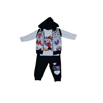 Costum sport copii, Trening Disney, Bumbac, Multicolor, 3-6 luni Costum sport copii, Trening Disney, Bumbac, Multicolor, 3-6 luni