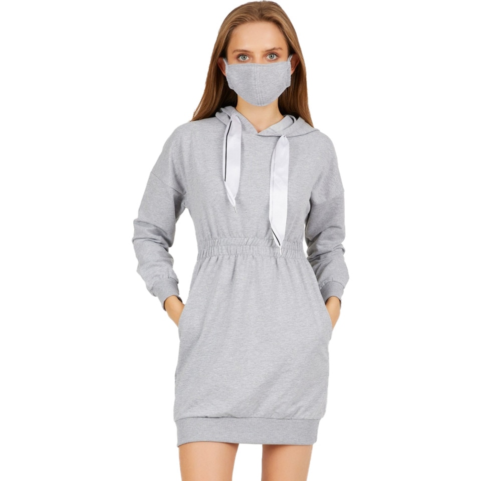 Rochie Sport MWG + masca, gri