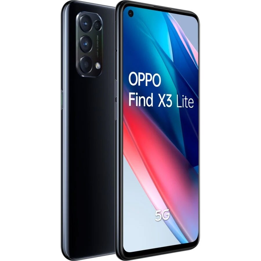 Telefon mobil Oppo Find X3 Lite, Dual SIM, 128GB, 8GB RAM, 5G, Starry Black