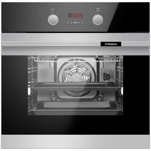 Cuptor incorporabil Hansa Fusion BOEI694003, electric, volum 77 l, 60 cm, 11 functii, Steam Cleaning, Inox