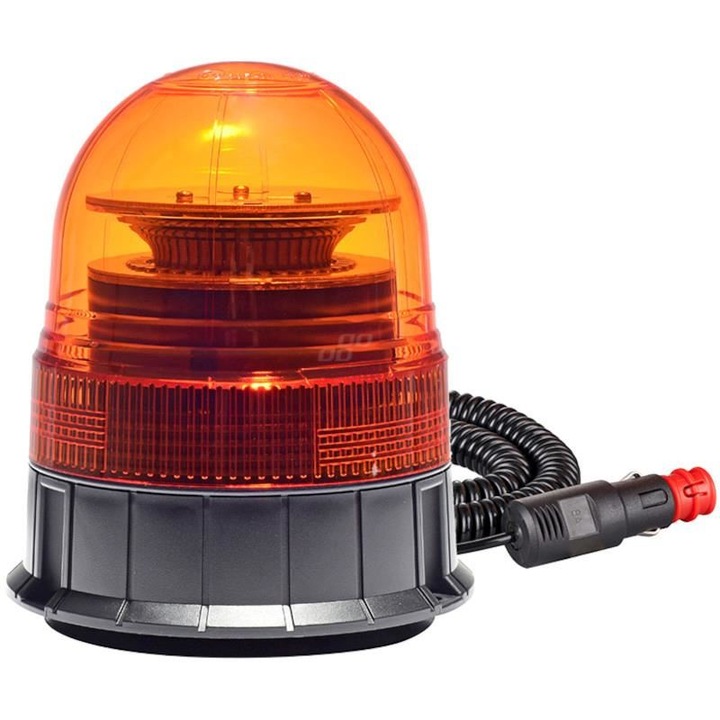 Amio W02M villogó, 12/24V, h169, LED, rögzítés mágnessel vagy 3 csavarral, 02300