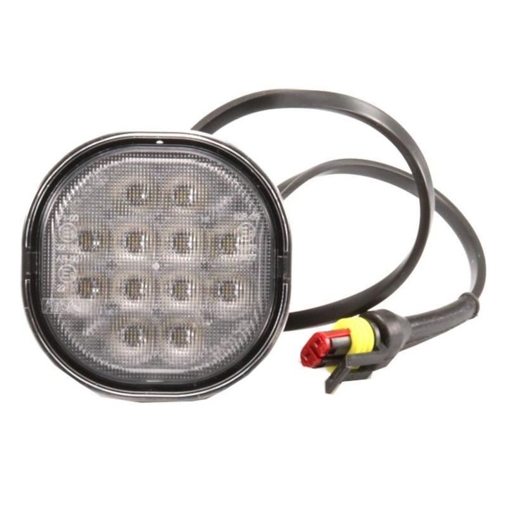 Lampa mers inapoi, 75x75, LED, 2 suruburi, cu cablu si mufa, FT-410 LED SS Super Seal Fristom