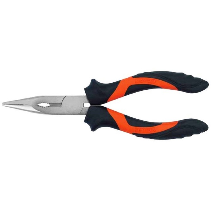 Hosszú, egyenes állkapocs fogó 160 mm teljes hosszban C55 magas széntartalmú acélból