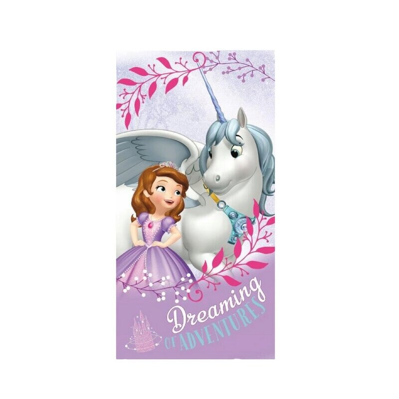 Prosop plaja, Sofia si unicornul, 70x140cm