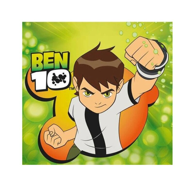 Prosopel magic, Ben 10, verde, 30x30 cm