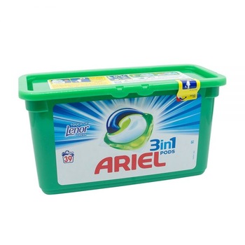 Ariel detergent All In 1 Pods Color, Touch of Lenor, 39 capsule Ariel detergent All In 1 Pods Color, Touch of Lenor, 39 capsule