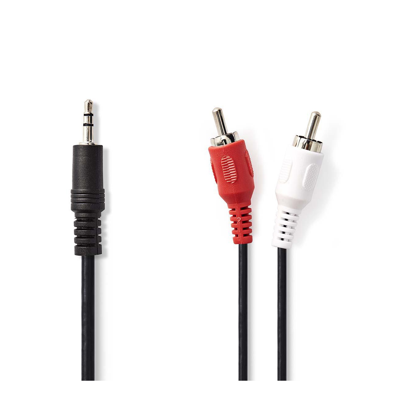 Nedis Cable Audio Stéréo Jack 3.5 mm mâle vers 2x RCA mâle - 5 m - Câble  audio Jack - Garantie 3 ans LDLC