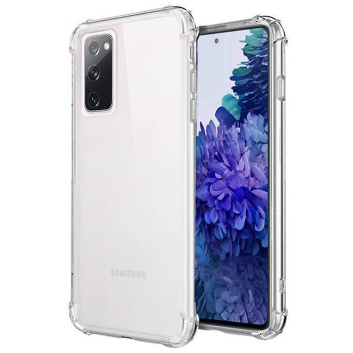 Samsung Galaxy S20 FE Telefontok - ütésálló átlátszó tok