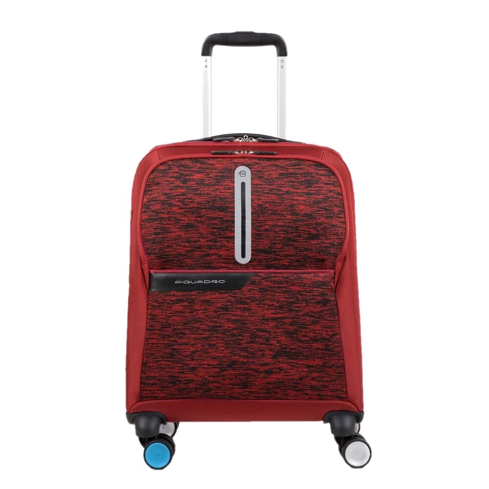 Troler Piquadro cu 4 roti din tesut, BV3849OS37/R, rosu