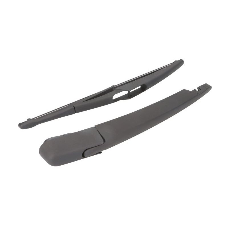 Set Brat stergator luneta, capac si lamela stergator, lamela 30 cm, CITROEN C2 (JM_) 07.2003 - 09.2012, negru