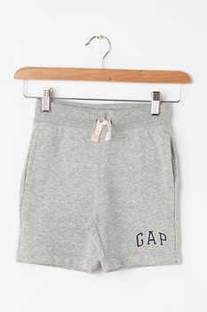 GAP, Pantaloni scurti cu talie ajustabila, Gri deschis GAP, Pantaloni scurti cu talie ajustabila, Gri deschis