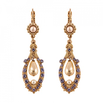 Cercei placati cu Aur roz de 24K, Cristale Swarovski, Romance by Roxannes - Mariana Jewellery, Multicolor 1120-139-10RG6 Cercei placati cu Aur roz de 24K, Cristale Swarovski, Romance by Roxannes - Mariana Jewellery, Multicolor 1120-139-10RG6