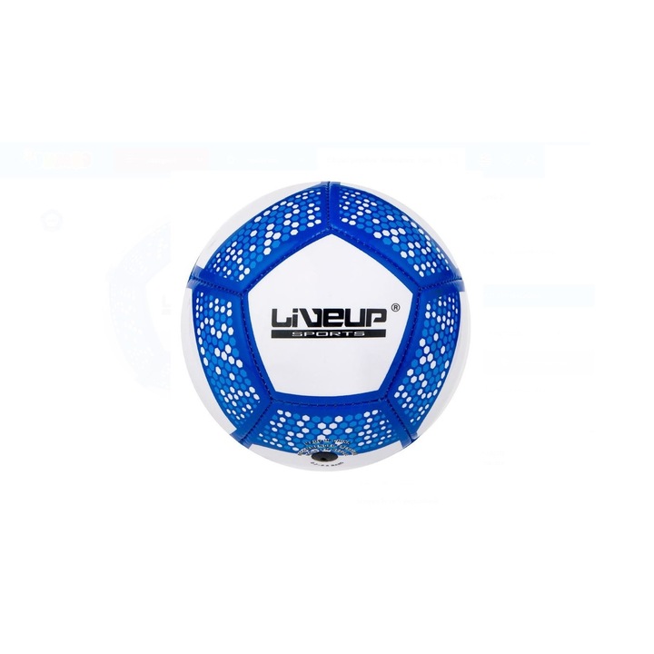 Minge de fotbal Muntial 14.5 cm alb-albastru