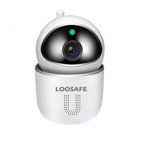 camera de supraveghere wifi loosafe u1 compatibila google home si alexa exterior  interior full hd 4x zoom sunet bidirectional rotire stocare cardcloud senzor miscare alb imagen 54_0_
0