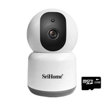 Camera de supraveghere WIFI Sricam™ SH038 RoPro, 4MP, Rotire automata, 2k Ultra HD, senzor miscare, wifi 5G, detectare umana, urmarire tinta, comunicare bidirectionalaalb Camera de supraveghere WIFI Sricam™ SH038 RoPro, 4MP, Rotire automata, 2k Ultra HD, senzor miscare, wifi 5G, detectare umana, urmarire tinta, comunicare bidirectionalaalb