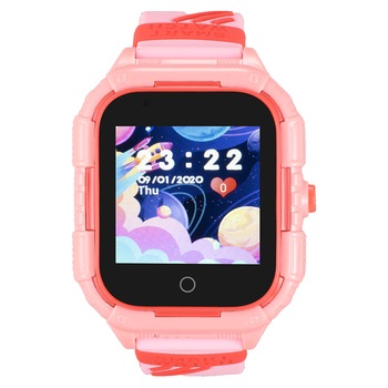 Ceas smartwatch GPS copii Techone™ TKY-FG12 4G, 1.4 inch, apel video, camera HD, Android, buton SOS, bluetooth, wifi, rezistent la apa, blocare apel, monitorizare spion, roz Ceas smartwatch GPS copii Techone™ TKY-FG12 4G, 1.4 inch, apel video, camera HD, Android, buton SOS, bluetooth, wifi, rezistent la apa, blocare apel, monitorizare spion, roz
