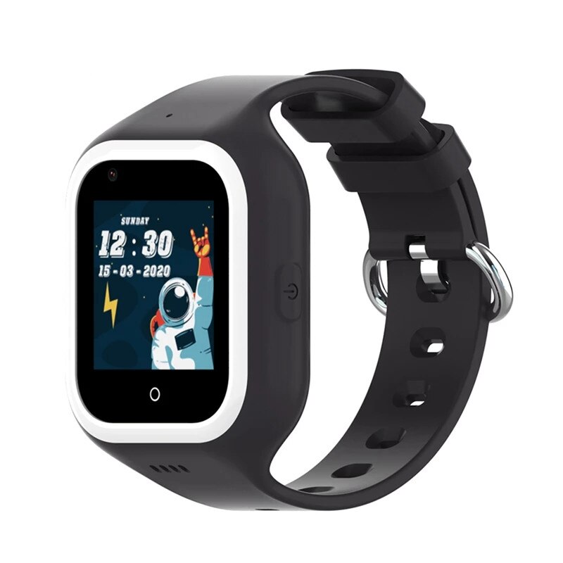 Ceas smartwatch GPS copii Techone™ KT21 4G, 1.4 inch OGS, apel video, camera ultrapixel, Wi-Fi, rezistent la apa IP67, telefon, bluetooth, SOS, touchscreen, monitorizare spion, carcasa detasabila, Negru