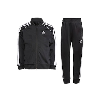 Trening Adidas Adicolor SST K GN4362, Baieti, Negru, 122 Trening Adidas Adicolor SST K GN4362, Baieti, Negru, 122