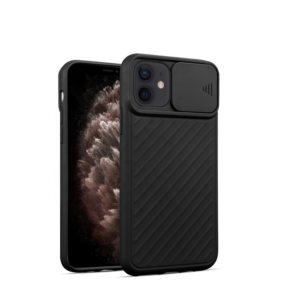 Husa Just Must Camo compatibila cu iPhone 12 Mini, Black
