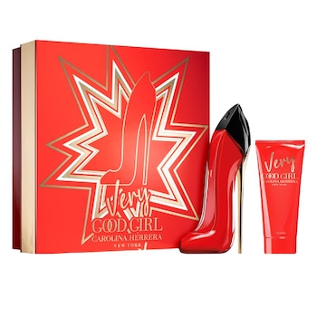 Set Carolina Herrera, Very Good Girl, Femei: Apa de Parfum, 80 ml + Lotiune de corp, 100 ml Set Carolina Herrera, Very Good Girl, Femei: Apa de Parfum, 80 ml + Lotiune de corp, 100 ml