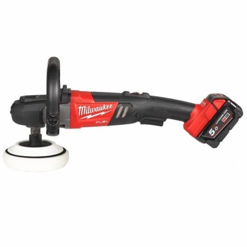 Slefuitor polisat acumulator M18FAP180-502X Taler-125MM/M14 360-2200 RPM 18V/2X5.0AH Milwaukee Slefuitor polisat acumulator M18FAP180-502X Taler-125MM/M14 360-2200 RPM 18V/2X5.0AH Milwaukee
