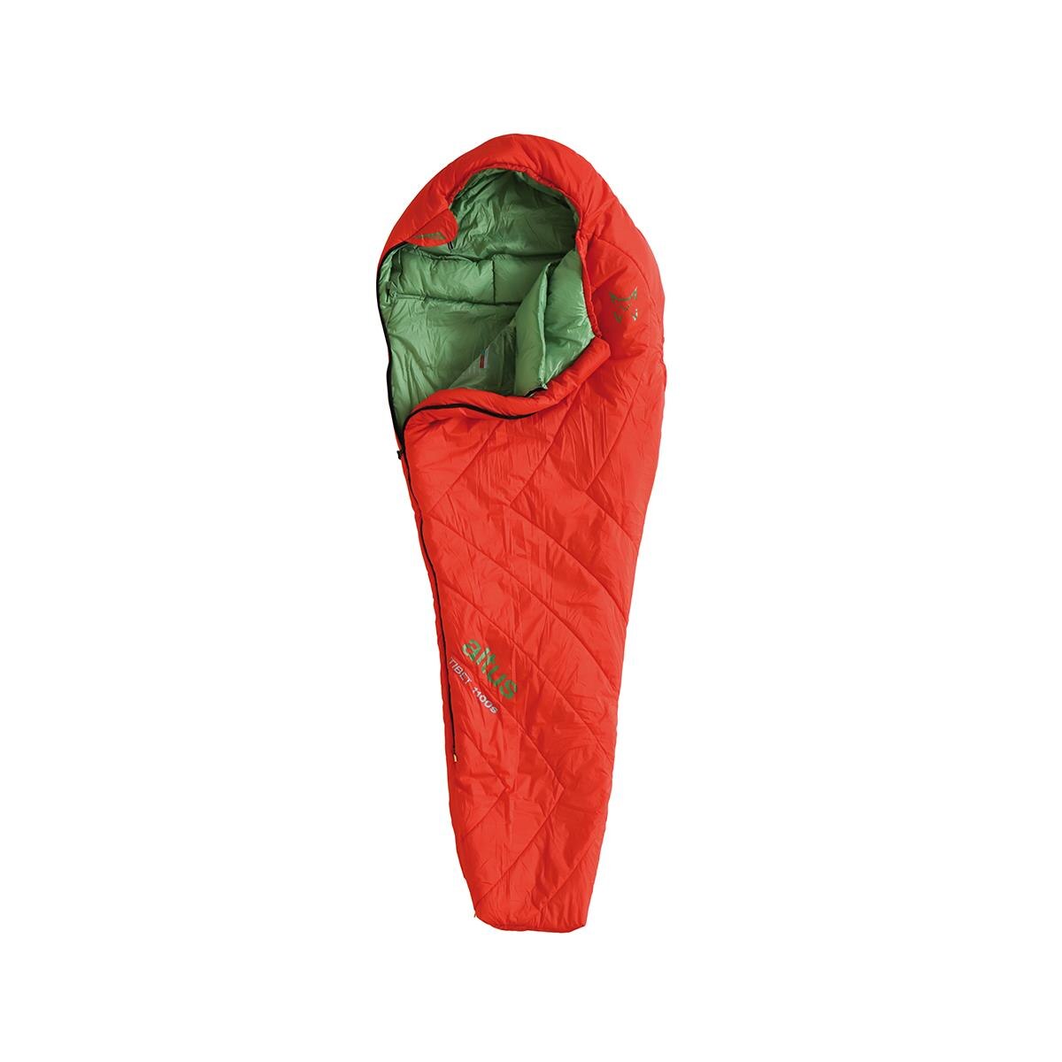 Sac de dormit, Altus, Tibet 1100S, 2 Sezoane, Portocaliu/Verde, 210 cm