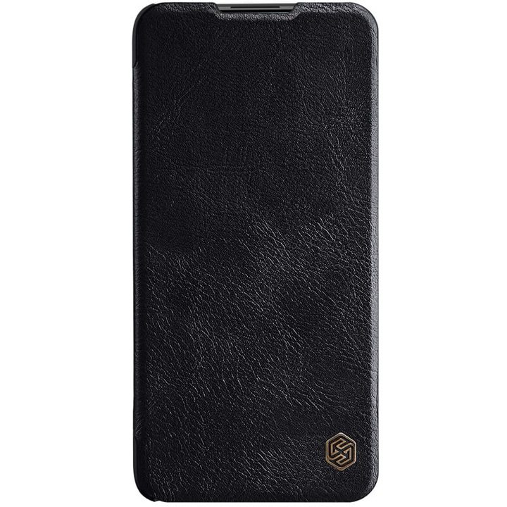 Husa tip carte Nillkin Qin pentru Xiaomi Redmi Note 9T/ Note 9 (5G), negru