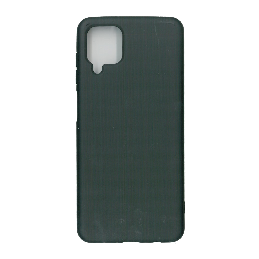 Husa Liquid din silicon mat pentru Samsung Galaxy A12, negru