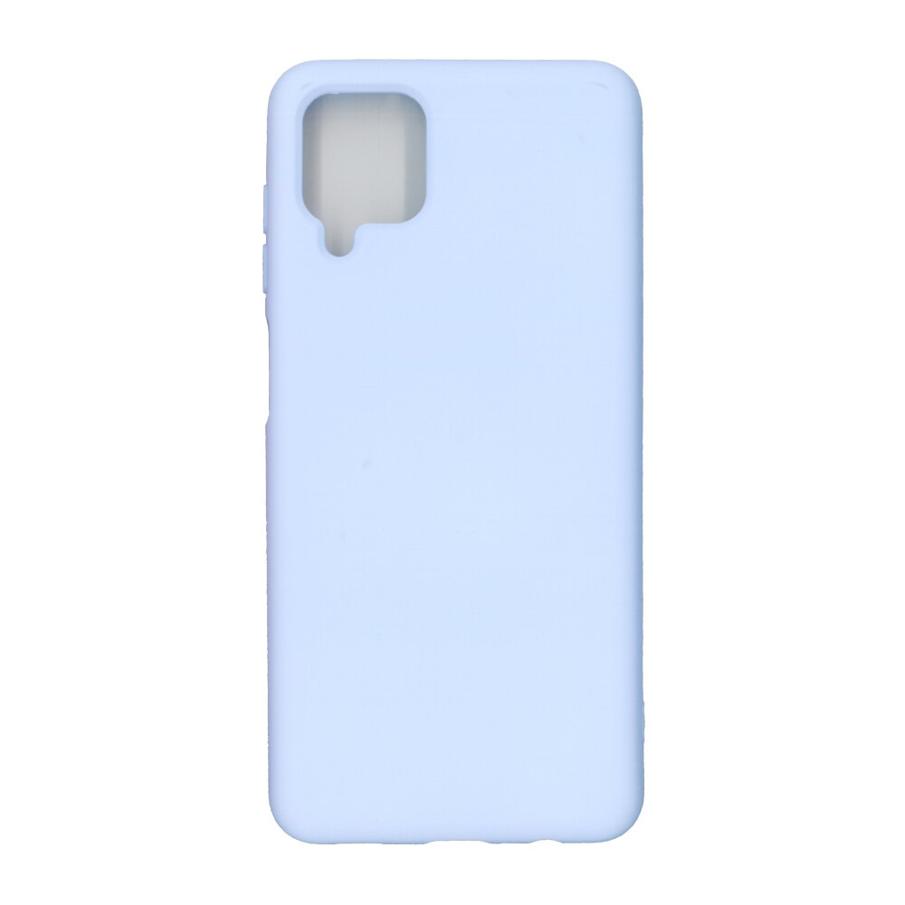 Husa Liquid din silicon mat pentru Samsung Galaxy A12, mov