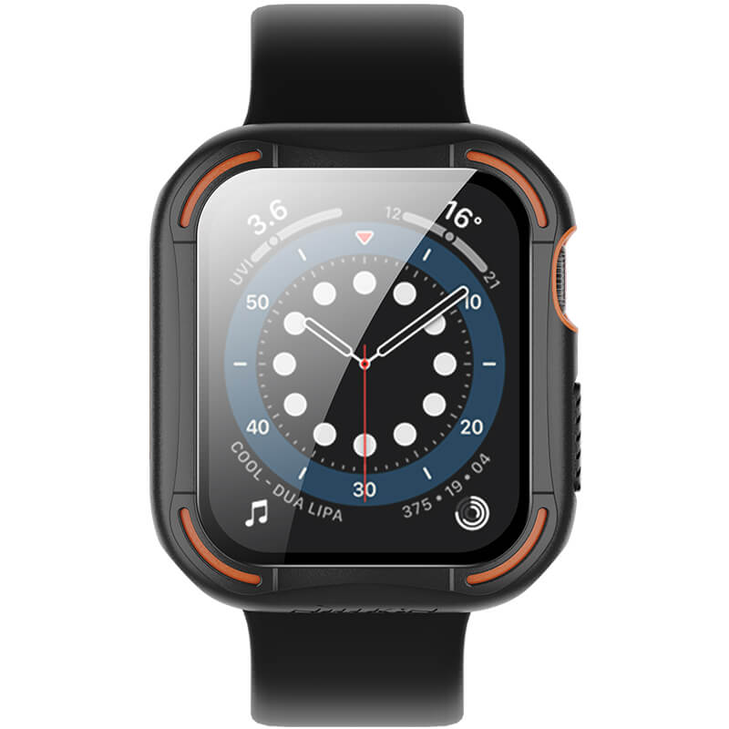 Carcasa Nillkin CrashBumper negru, pentru Apple Watch 4, 5, 6, SE (44mm)