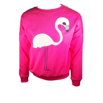 Bluza fete, roz ciclam Bluza fete, roz ciclam