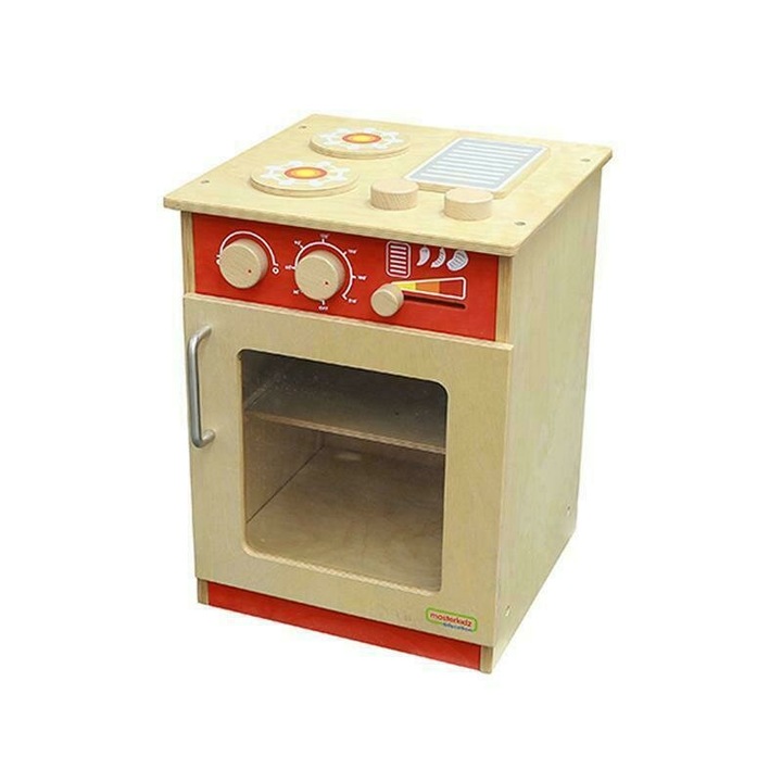 Aragaz de jucarie, din lemn, +3 ani, Masterkidz, pentru gradinite