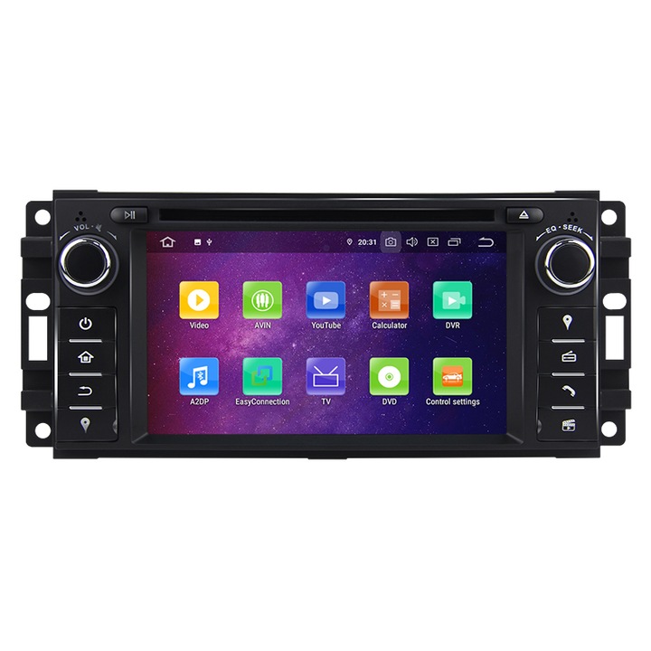 Мултимедия с навигация ZT, за Jeep Grand Cherokee Commander, Wrangler, Android, 4+2+16, 6532