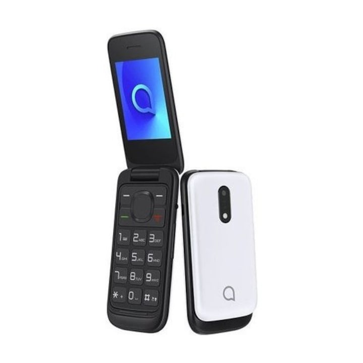 Alcatel 2053 mobiltelefon, magyar menüs, kártyafüggetlen, single sim, fehér