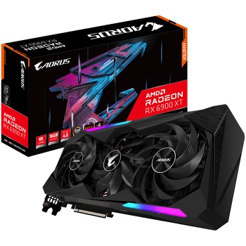 Placa video Gigabyte AORUS Radeon™ RX 6900 XT MASTER, 16GB GDDR6, 256-bit Placa video Gigabyte AORUS Radeon™ RX 6900 XT MASTER, 16GB GDDR6, 256-bit