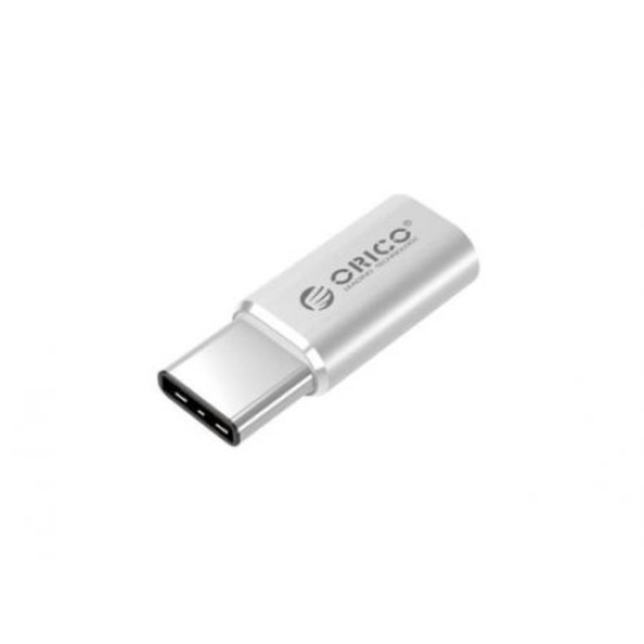 Orico CTM1 adapter, miniadapter Micro USB-ről Type-C-re, fém