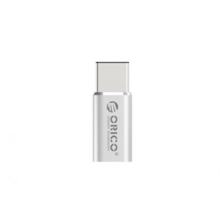 Orico CTM1 adapter, miniadapter Micro USB-ről Type-C-re, fém