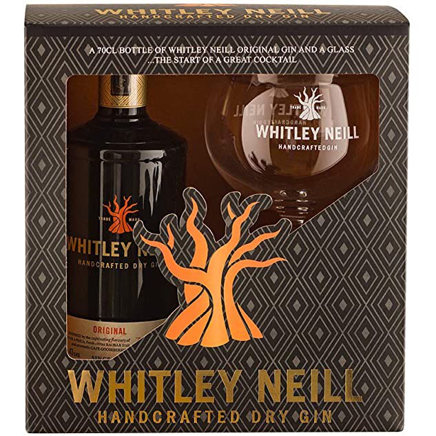 Pachet Gin Whitley Neill Oiginal 0.7l + Copa Glass
