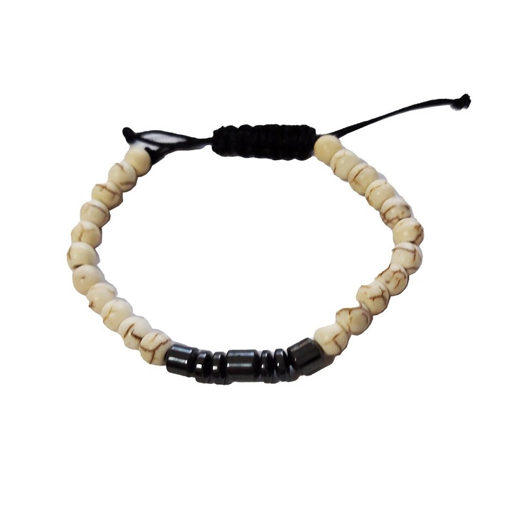 Bratara cu pietre naturale, Onix, Stone, A4B156