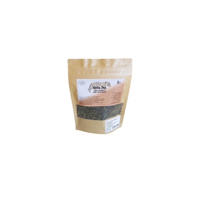 Натурален зелен чай с мента, Индия, 100 грама