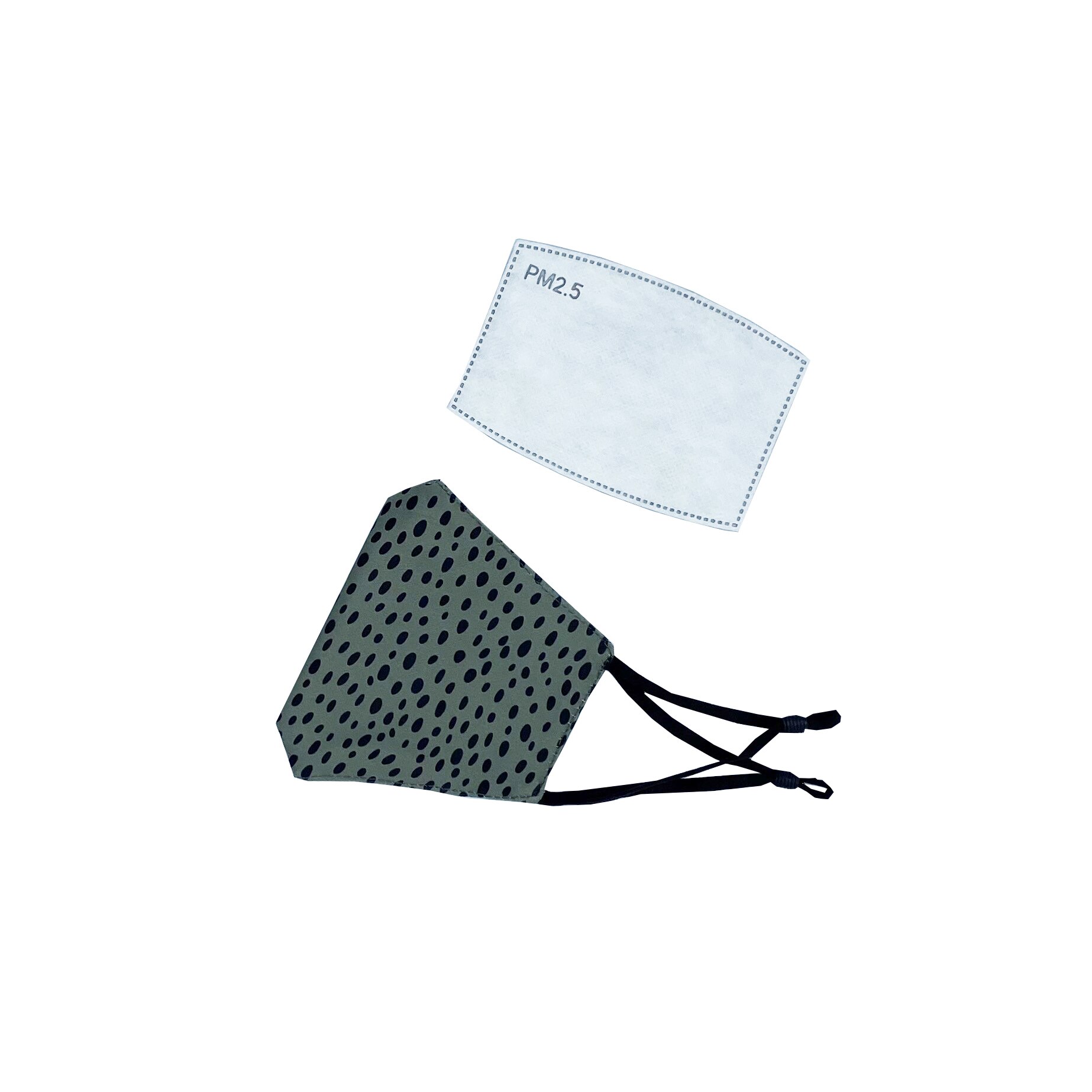 Masca din material textil verde